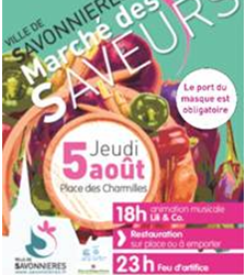 Marché des Saveurs, jeudi 5 août 2021